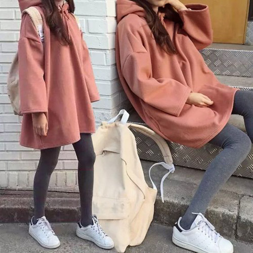 Hoodie mặc với quần skinny