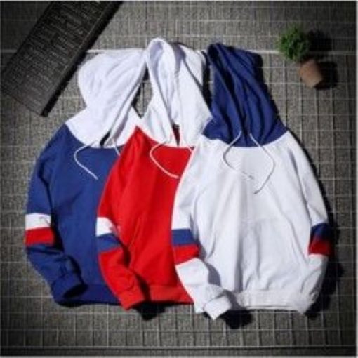 Áo hoodie nam in vòng tròn ở tay