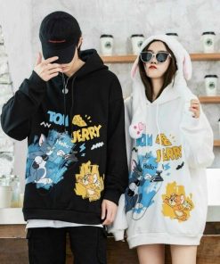 Áo khoác hoodie Tom & Jerry siêu đáng yêu dành cho các cặp đôi