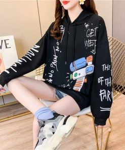 Áo hoodie in hình hoạt họa cây súng siêu cute phù hợp cho cả nam và nữ