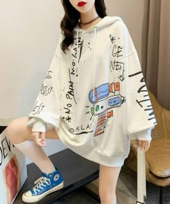 Áo hoodie in hình hoạt họa cây súng siêu cute phù hợp cho cả nam và nữ