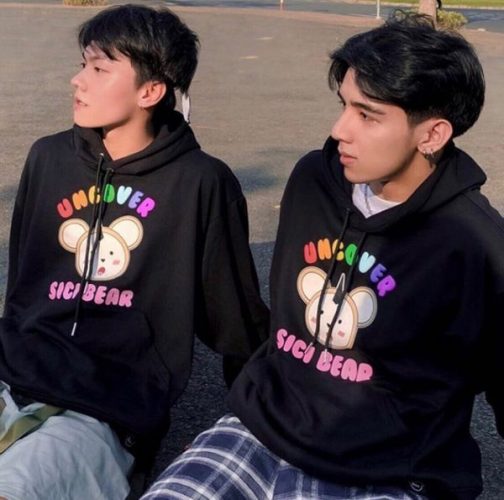 Áo hoodie uncover sici bear unisex thun nỉ